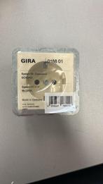 gira stopcontact + randaard systeem 55 cremé, Ophalen of Verzenden, Nieuw