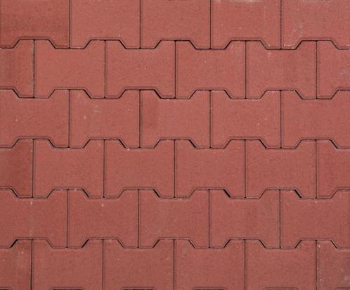 H-klinker 8 cm KOMO door&door 20x16,4/11,7x8 cm rood (OP=OP), Tuin en Terras, Tegels en Klinkers, Nieuw, Klinkers, Beton, 10 m² of meer
