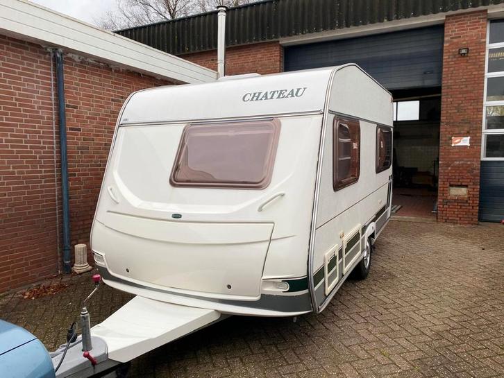 Mooie Chateau calista 390 bj 2003 mover Voortent., Caravans en Kamperen, Caravans, Particulier, tot en met 4, 750 - 1000 kg, Treinzit