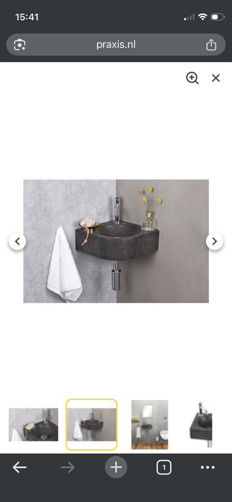 Fonteinset Cleo natuursteen 30x30x10 CM, Huis en Inrichting, Badkamer | Complete badkamers, Nieuw, Ophalen