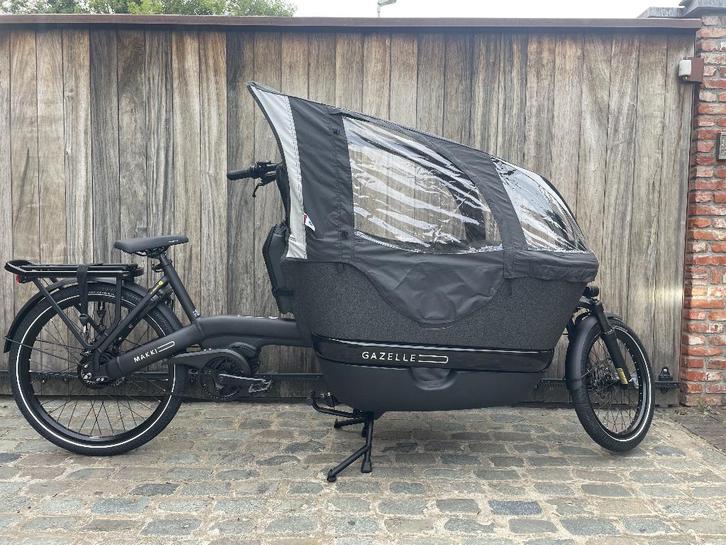 Gazelle Makki Travel bakfiets NIEUW, Fietsen en Brommers, Fietsen | Bakfietsen, Nieuw, Gazelle, Elektrisch, Huif, Ophalen of Verzenden