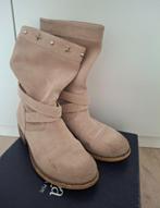 Patrizia Pepe suède laarzen ibiza style beige maat 38, Beige, Lage of Enkellaarzen, Ophalen of Verzenden, Patrizia Pepe