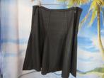 Zwarte rok mt 40 Skunkfunk klokkend en gecoat lyocell stof, Maat 38/40 (M), Skunkfunk, Zwart, Ophalen of Verzenden