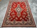 Vintage Perzisch wol vloerkleed floral red Meched 300x402cm, Huis en Inrichting, Stoffering | Tapijten en Kleden, 200 cm of meer