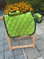 Set groen BR dekje, kappen en oornetje, Ophalen of Verzenden, Zo goed als nieuw, Dekje