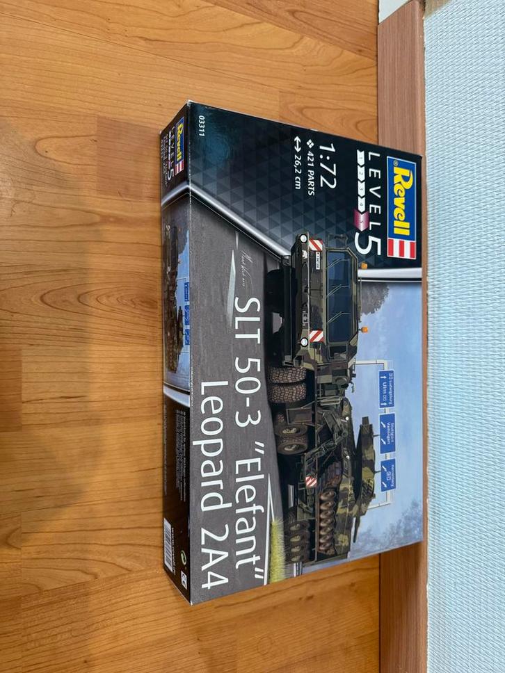 Revell SLT50-3 en Leopard 2A4 1/72 - Nieuw in Plastic, Hobby en Vrije tijd, Modelbouw | Auto's en Voertuigen, Nieuw, Tank, 1:50 of kleiner