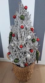Aparte gevlochten 'takken' kerstboom ballen verlichting pot, Diversen, Kerst, Ophalen of Verzenden, Zo goed als nieuw