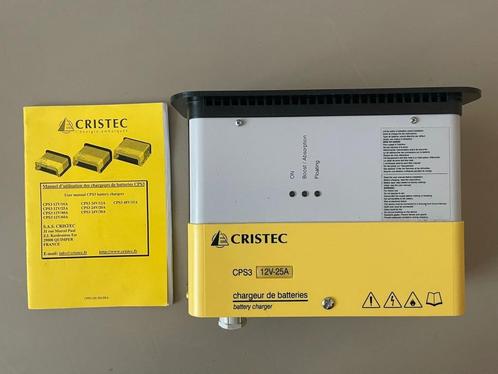 Cristec CPS3 12V - 25A Acculader, Watersport en Boten, Bootonderdelen, Zo goed als nieuw, Motor en Techniek, Zeilboot of Motorboot