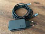 Ugreen 65W charger + 2m Usb-c cable, Computers en Software, Ophalen of Verzenden, Zo goed als nieuw