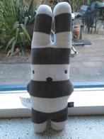 Konijn grijs wit gestreept konijntje van Zeeman TextielSuper, Ophalen of Verzenden, Zo goed als nieuw, Konijn