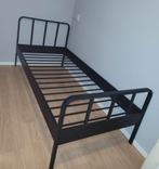 Zwart metalen eenpersoons bed. 2mx90cm., Huis en Inrichting, Slaapkamer | Bedden, 90 cm, Ophalen of Verzenden, Eenpersoons, Metaal