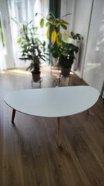 Witte koffietafel – 117x60x47 cm, Gebruikt, Ophalen of Verzenden, Minder dan 100 cm, Overige vormen
