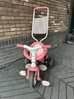 Smoby kinderfiets - oefen fiets - driewieler roze, Ophalen, Gebruikt, Duwstang