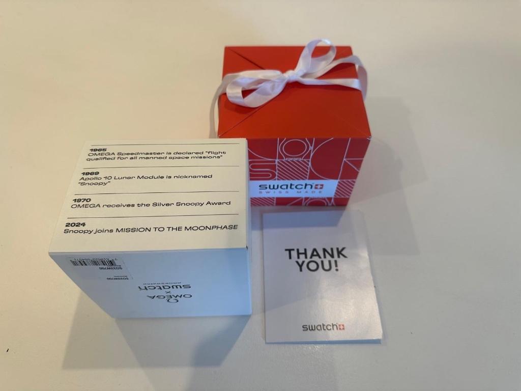 Omega Swatch Mission to the Moonphase Full Moon Snoopy, Sieraden, Tassen en Uiterlijk, Horloges | Heren, Nieuw, Polshorloge, Omega