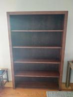 Donker bruine eiken boekenkast, Huis en Inrichting, Kasten | Boekenkasten, Minder dan 25 cm, Ophalen