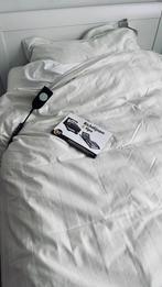 Bed Electrisch verstelbare lattenbodem, Ophalen, Eenpersoons, Wit, Zo goed als nieuw