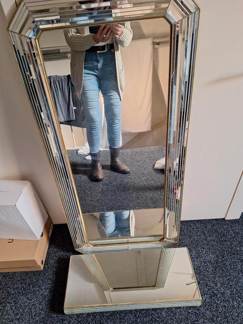 Spiegel met platoo, Huis en Inrichting, Woonaccessoires | Spiegels, Gebruikt, Minder dan 50 cm, Minder dan 100 cm, Rechthoekig