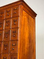 Apothekerskast ladekast eiken antiek groot, Ophalen, 5 laden of meer, Zo goed als nieuw, Minder dan 100 cm