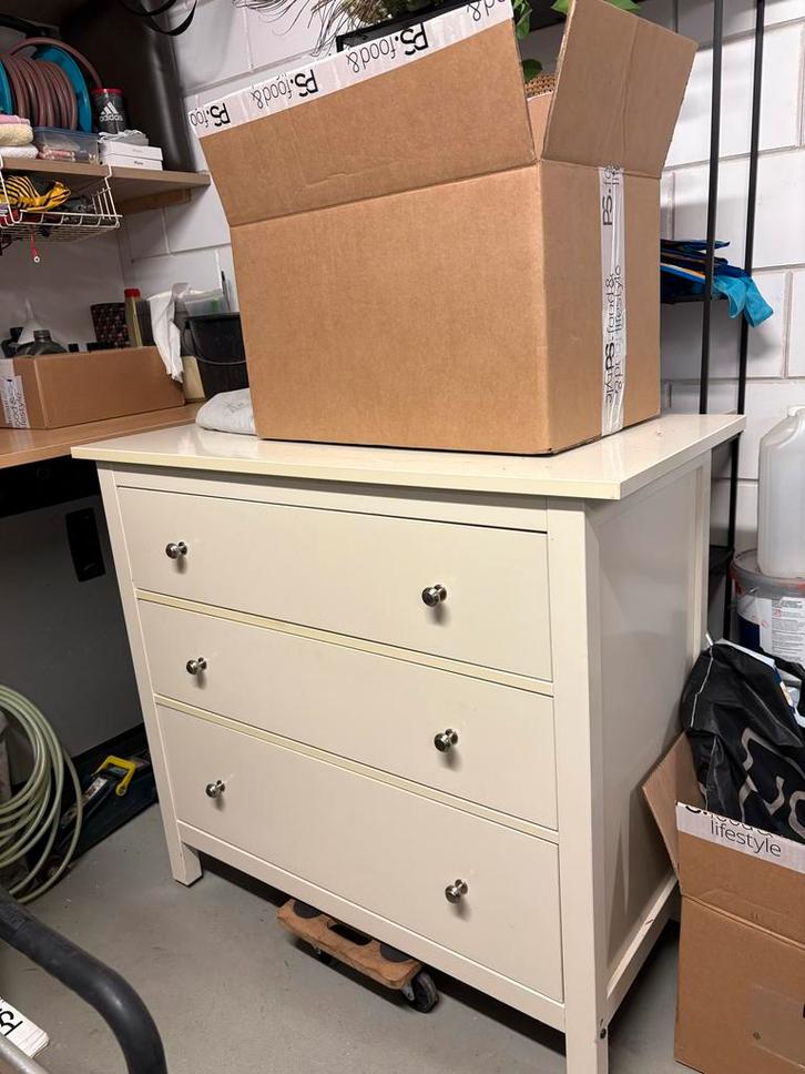 IKEA Drieladenkast, Huis en Inrichting, Kasten | Dressoirs, Gebruikt, 50 tot 100 cm, 25 tot 50 cm, Met lade(s), Kunststof, Ophalen of Verzenden