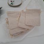 Zakjes kleine zakjes met trekkoord katoenen zakjes cadeauzak, Ophalen of Verzenden, Nieuw, Materiaal