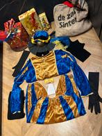 Pietenpak goud blauw maat l set sinterklaas luxe chique, Ophalen of Verzenden, Nieuw