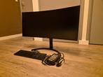 Beeldscherm Curved 35 inch LG 35wn65c-b, Computers en Software, Monitoren, 3 tot 5 ms, Hoofdtelefoonaansluiting, VA, Overige resoluties