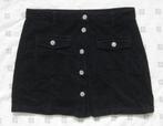 Stradivarius blauwe korte rok ribfluweel, rib, knopen, 40, Kleding | Dames, Rokken, Maat 38/40 (M), Blauw, Ophalen of Verzenden