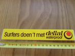 sticker Surfers doen 't met DELIAL waterproof, Verzamelen, Ophalen, Zo goed als nieuw, Bedrijf of Vereniging