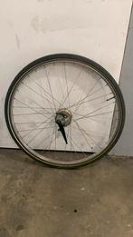 voorwiel 28 inch met trommelrem en naafdynamo, Fietsen en Brommers, Fietsonderdelen, Ophalen of Verzenden, Gebruikt, Algemeen