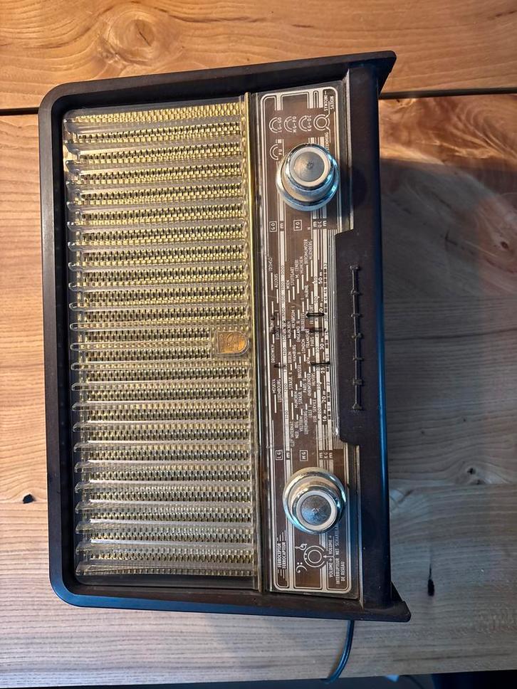 Philips B2X60U Radio - 1956 - Originele Staat, Antiek en Kunst, Antiek | Tv's en Audio, Ophalen of Verzenden
