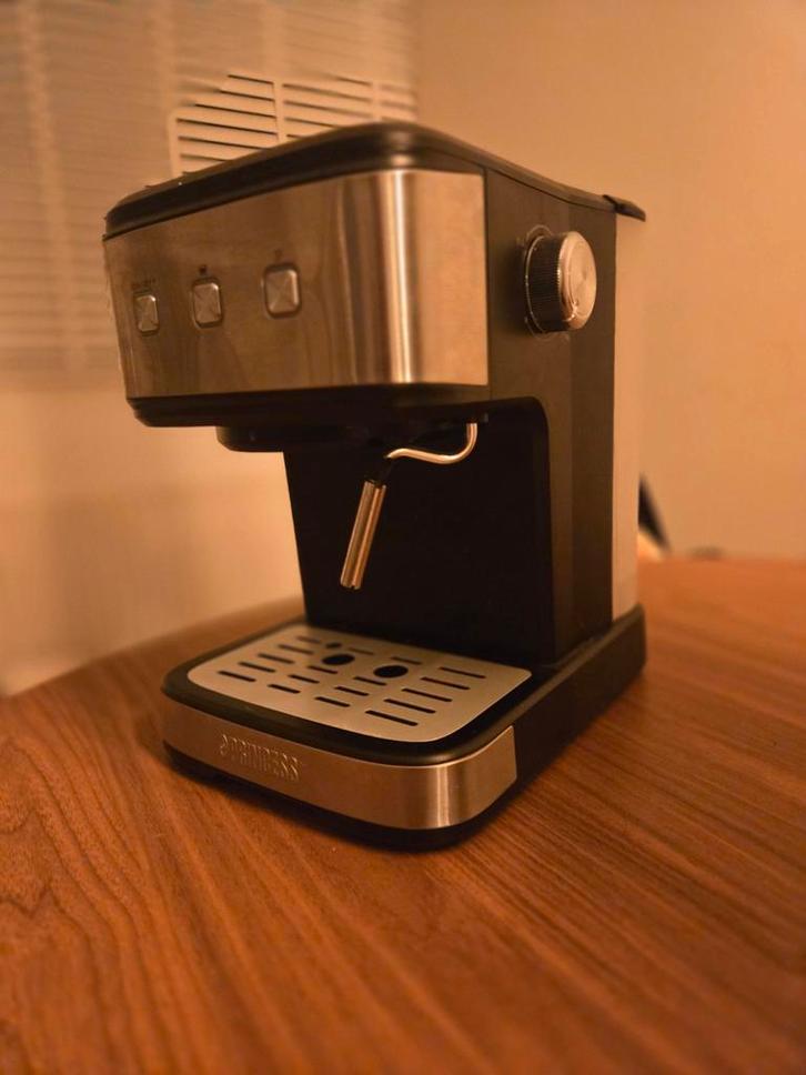 Princess Espresso Machine!, Witgoed en Apparatuur, Koffiezetapparaten, Espresso apparaat, Stoompijpje, Ophalen of Verzenden