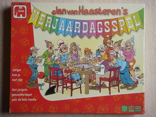 LEUK: Jan van Haasteren's Verjaardagsspel, Hobby en Vrije tijd, Gezelschapsspellen | Bordspellen, Gebruikt, Een of twee spelers