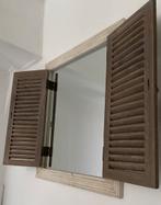 Spiegel met luikjes, Ophalen of Verzenden, Zo goed als nieuw, Minder dan 100 cm, Rechthoekig