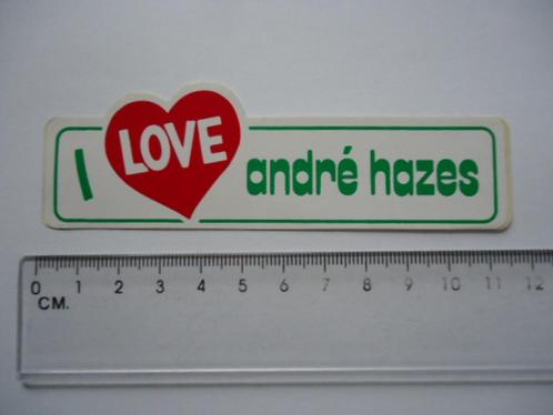 sticker oude Andre Hazes Love vintage pop retro cult nl, Verzamelen, Stickers, Zo goed als nieuw, Overige typen, Verzenden