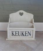 Opbergbakje Post / recepten, Huis en Inrichting, Woonaccessoires | Krantenbakken en Lectuurbakken, Ophalen, Zo goed als nieuw