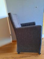 6 eettafel stoelen op wieltjes, Huis en Inrichting, Stoelen, Ophalen, Gebruikt, Grijs, Vijf, Zes of meer stoelen