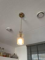 2x Glazen Fles Lamp - ZGAN, Huis en Inrichting, Lampen | Hanglampen, Ophalen of Verzenden, Zo goed als nieuw, Glas, Minder dan 50 cm