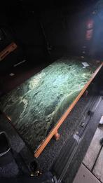 Groene Marmeren Tafel, Overige materialen, Gebruikt, 100 tot 150 cm, 50 tot 75 cm