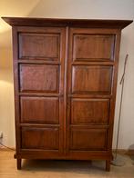 Massief houten kast, Huis en Inrichting, Ophalen, Met deur(en), 100 tot 150 cm, Teakhout