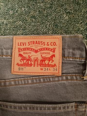 3x levis levi's 511 w34 l34 beschikbaar voor biedingen