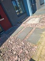 Rode/roze kiezels, Tuin en Terras, Tegels en Klinkers, Ophalen, Gebruikt, Klinkers, 10 m² of meer