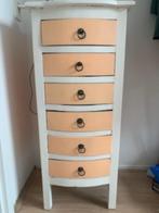 Beschilderd ladekastje, Huis en Inrichting, Kasten | Ladekasten, Ophalen, Minder dan 50 cm, Gebruikt, Minder dan 100 cm