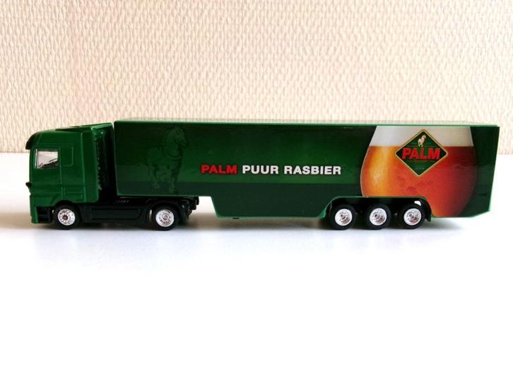 Mercedes-Benz Actros groen Palm 1:87 / H0 (geen ovp), Hobby en Vrije tijd, Modelauto's | 1:87, Gebruikt, Bus of Vrachtwagen, Overige merken