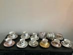 14 x kop en schoten diverse merken, Antiek en Kunst, Antiek | Servies compleet, Ophalen
