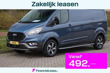 Ford Transit Custom 300L Active 130PK BPM VRIJ! Airco, Apple beschikbaar voor biedingen