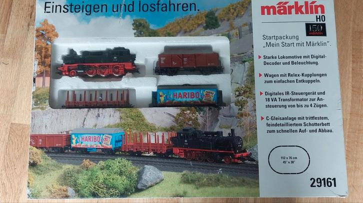 Märklin H0 Startset 29161, Hobby en Vrije tijd, Modeltreinen | H0, Gebruikt, Treinset, Wisselstroom, Märklin, Ophalen