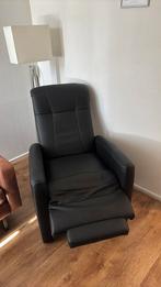Leren stoel, Huis en Inrichting, Fauteuils, Ophalen, Zo goed als nieuw