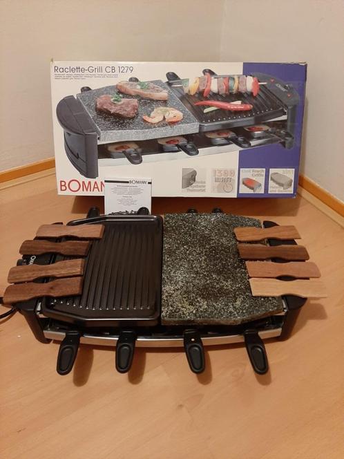 Bomann Raclette-grill CB 1279, Witgoed en Apparatuur, Gourmetstellen, Gebruikt, 8 personen of meer, Ophalen of Verzenden