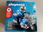 Politie motor playmobil compleet, Kinderen en Baby's, Speelgoed | Playmobil, Verzenden, Zo goed als nieuw