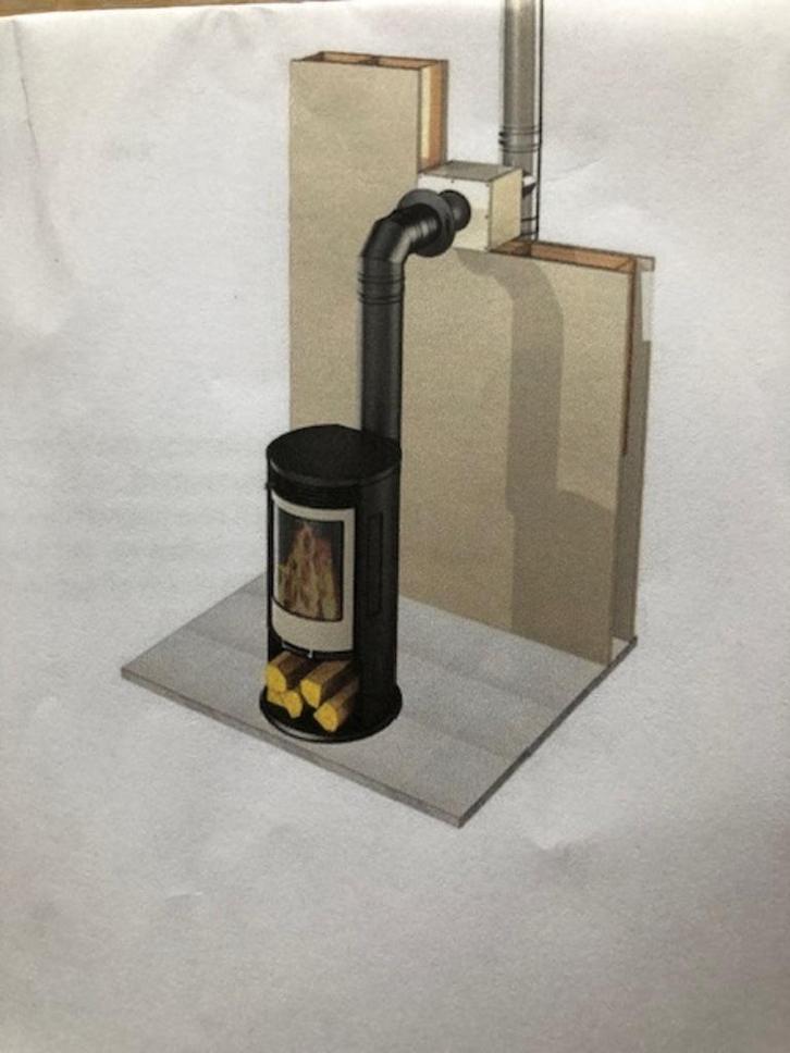 Lux-Nova wand, plafond en dakdoorvoer, Doe-het-zelf en Verbouw, Verwarming en Radiatoren, Nieuw, Overige typen, Minder dan 30 cm